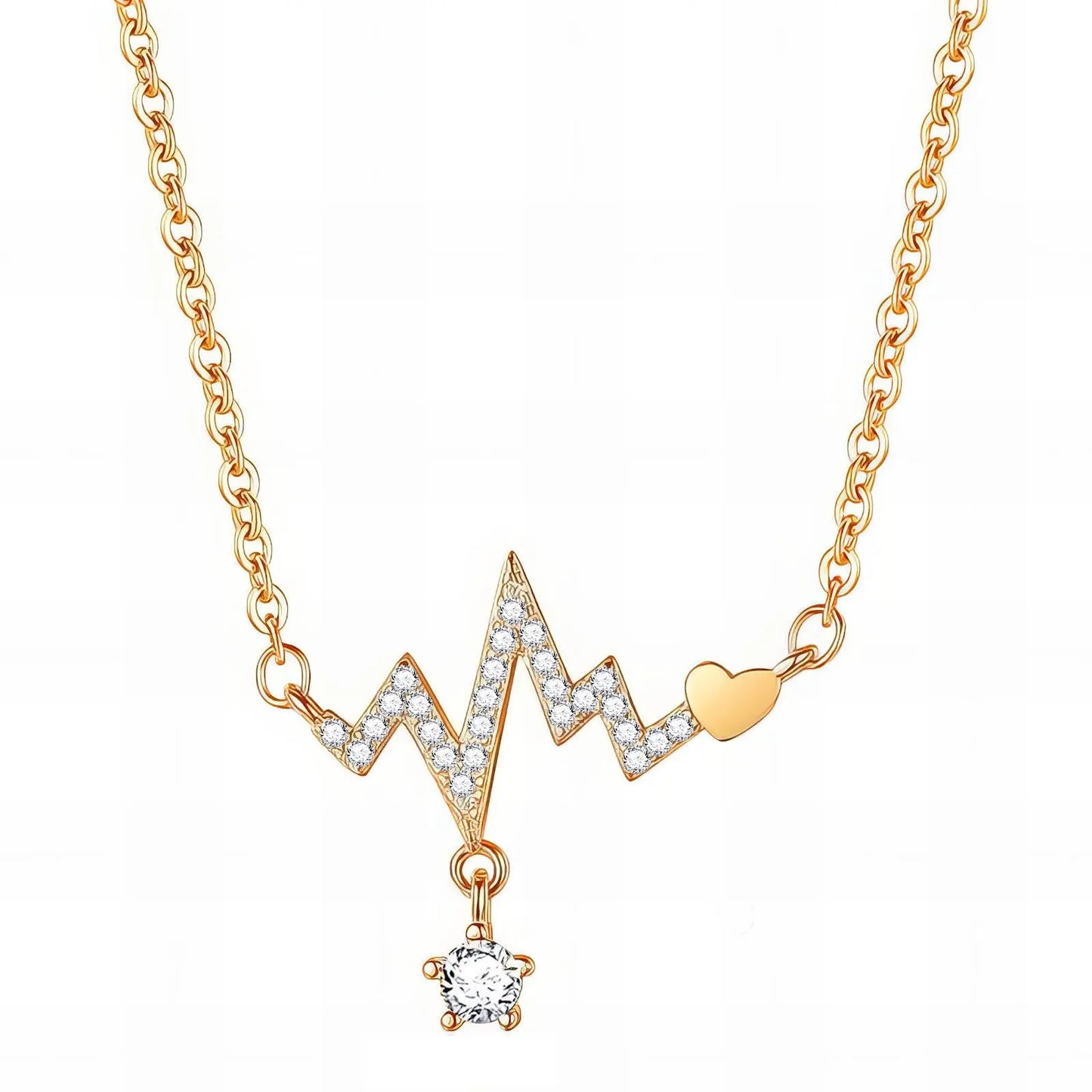 Lifeline Pulse Necklace Merveille Jewelry