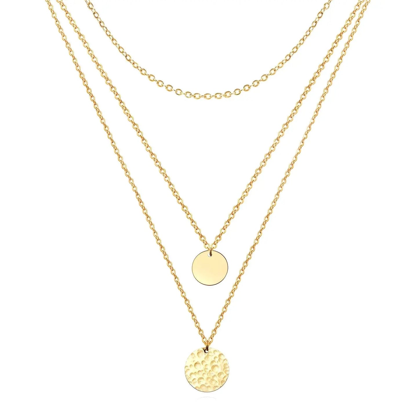 Golden Glow Bundle Necklace Merveille Jewelry