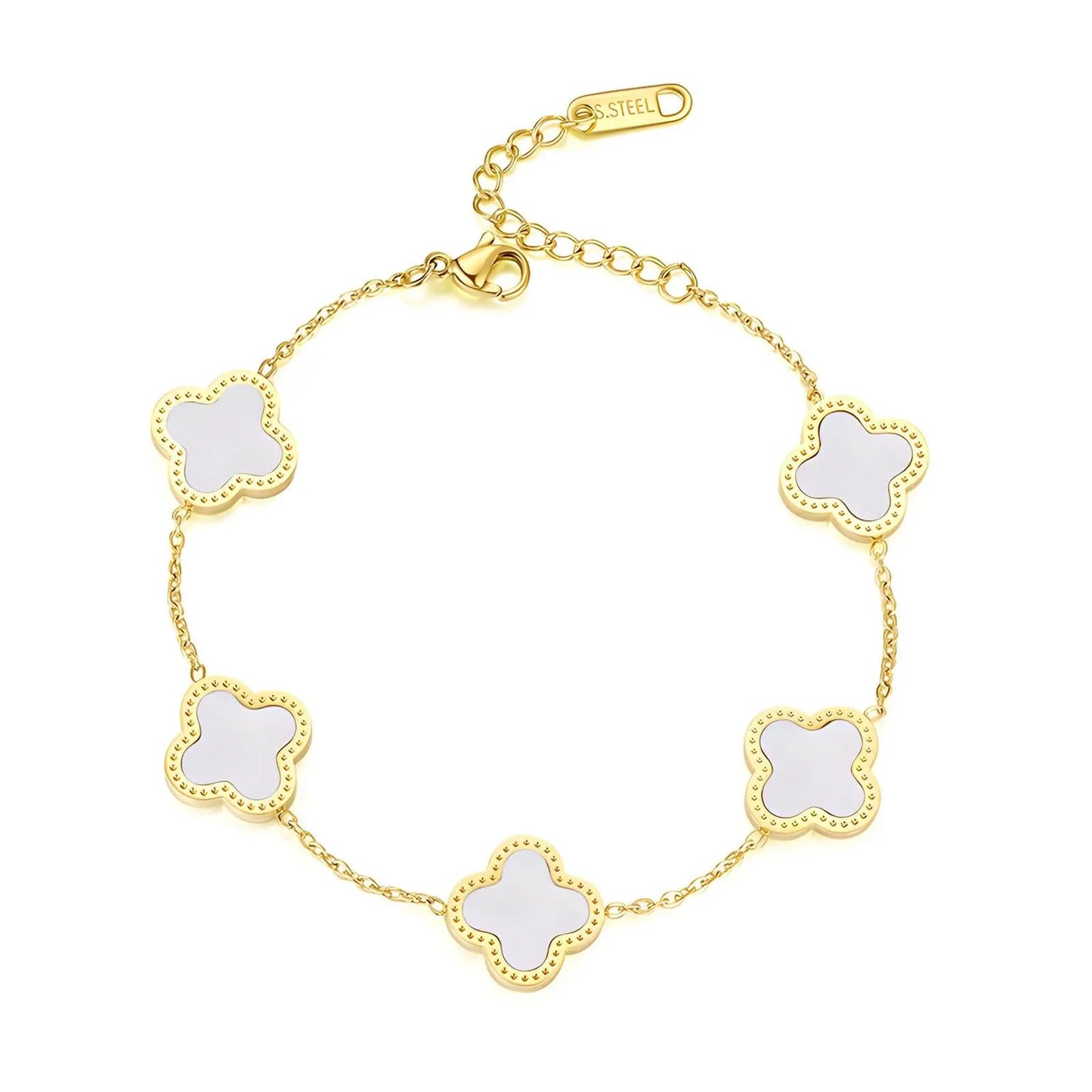 Four Leaf Clover Bracelet Merveille Jewelry