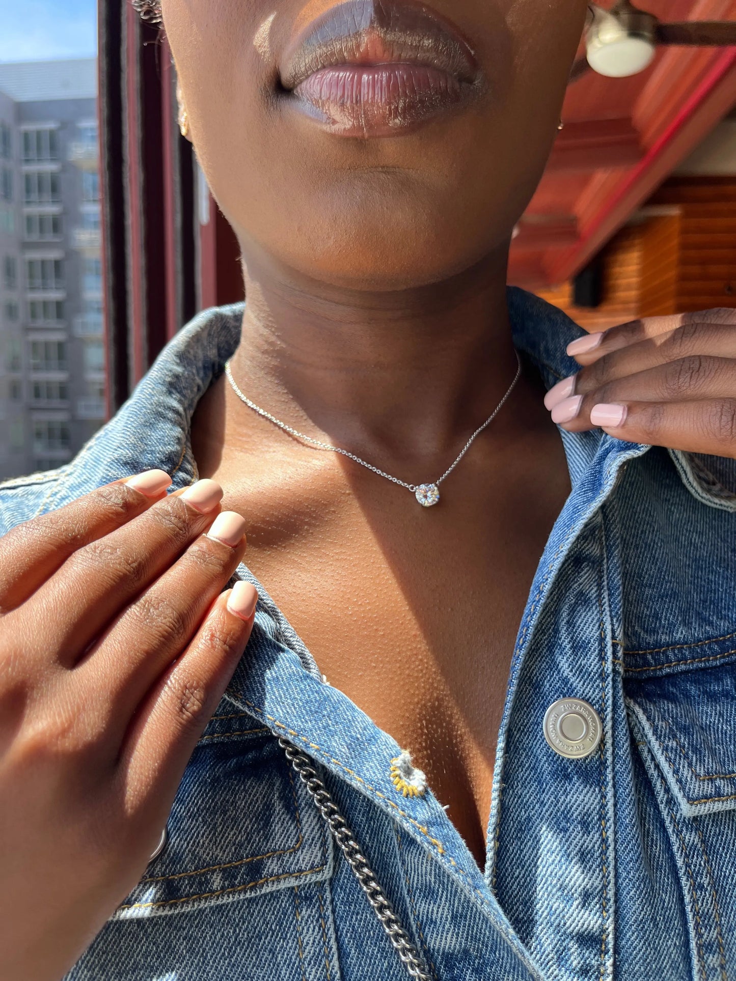 Harmony Stone Necklace Merveille Jewelry