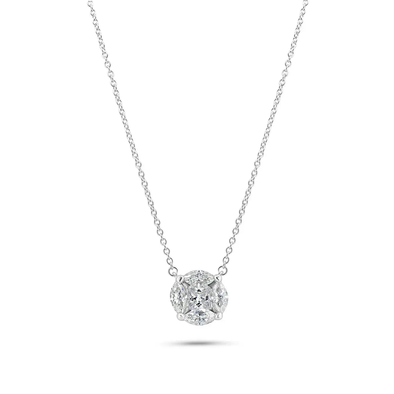 Solitaire Stone Necklace Merveille Jewelry